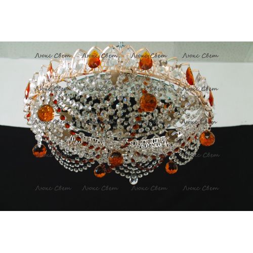 Люстра Водоворот Роза чайная в Магнитогорске Гусь Хрустальный