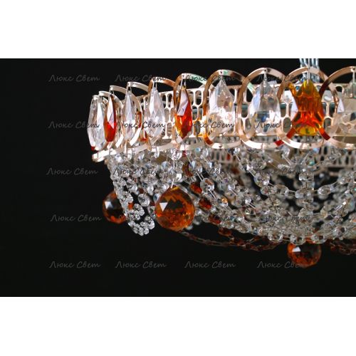 Люстра Водоворот Роза чайная в Магнитогорске Гусь Хрустальный