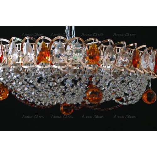 Люстра Водоворот Роза чайная в Магнитогорске Гусь Хрустальный