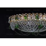 Люстра Водоворот роза зеленая в Магнитогорске