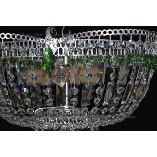 Люстра Ромашка цветная в Магнитогорске Гусь Хрустальный