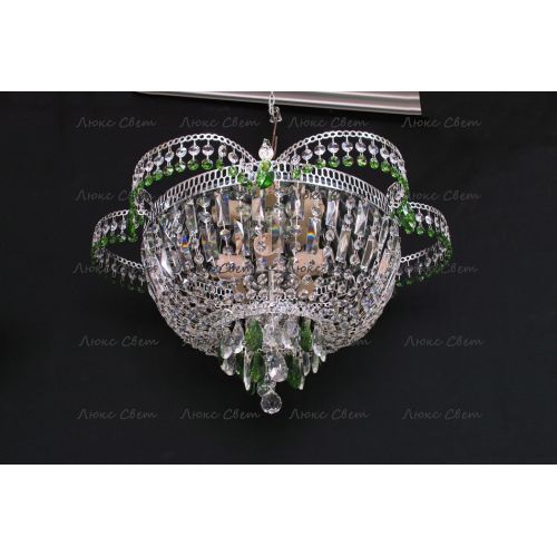 Люстра Ромашка цветная в Магнитогорске Гусь Хрустальный