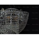 Люстра Ромашка Василиса, цвет фурнитуры: серебро, Люстры Гусь Хрустальный Люстра Ромашка Василиса, цвет фурнитуры: серебро, Люстры Гусь Хрустальный