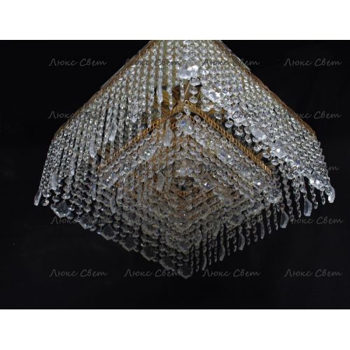 Люстра Квадрат гамма дубик длинная в Магнитогорске Гусь Хрустальный