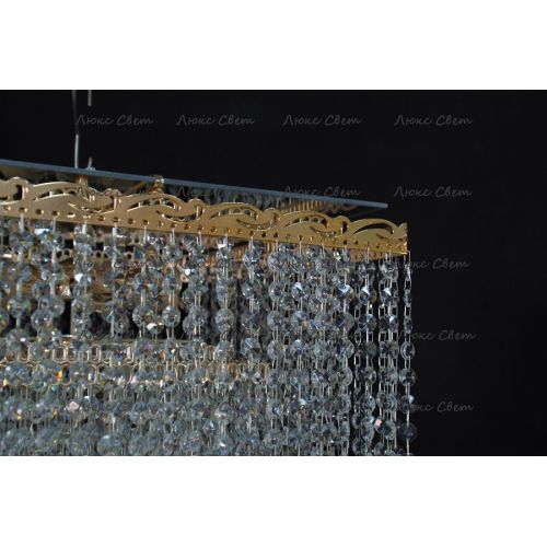 Люстра Квадрат гамма дубик длинная в Магнитогорске Гусь Хрустальный