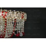 Люстра Водоворот Мария красная  в Магнитогорске