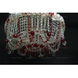 Люстра Водоворот Мария красная  в Магнитогорске