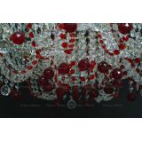 Люстра Водоворот Мария красная  в Магнитогорске