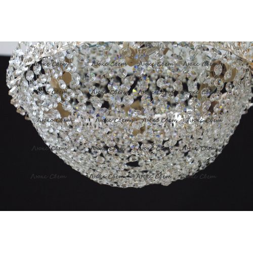 Люстра Водоворот Сетка Обтикон в Магнитогорске Гусь Хрустальный