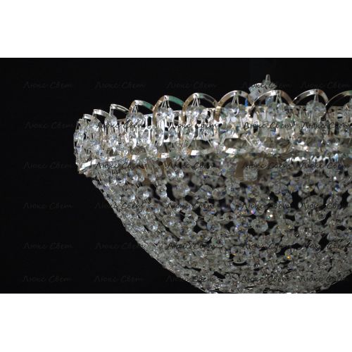 Люстра Водоворот Сетка Обтикон в Магнитогорске Гусь Хрустальный