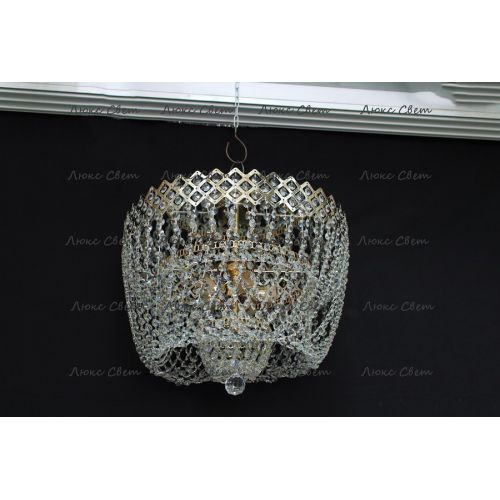 Люстра Водопад корона № 3 в Магнитогорске Гусь Хрустальный