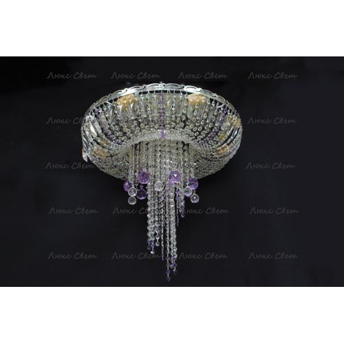 Люстра Анжелика 1 шар 40 мм фиолетовая в Магнитогорске Гусь Хрустальный