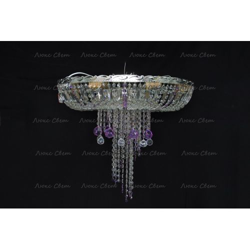 Люстра Анжелика 1 шар 40 мм фиолетовая в Магнитогорске Гусь Хрустальный