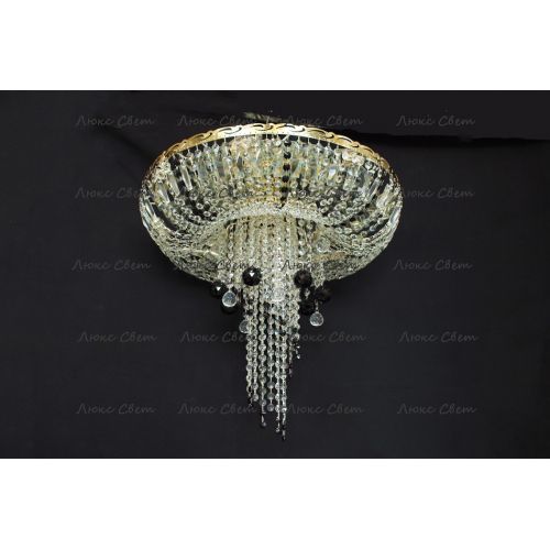 Люстра Анжелика 1 шар 40 мм черная в Магнитогорске Гусь Хрустальный