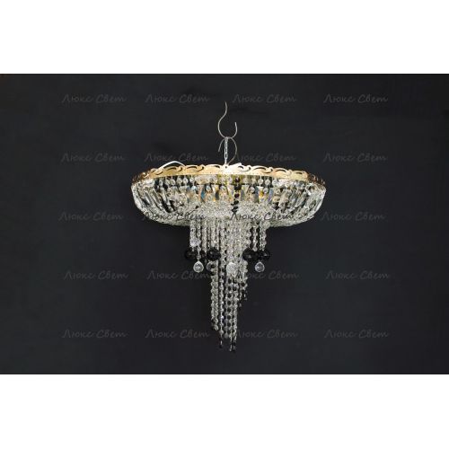 Люстра Анжелика 1 шар 40 мм черная в Магнитогорске Гусь Хрустальный