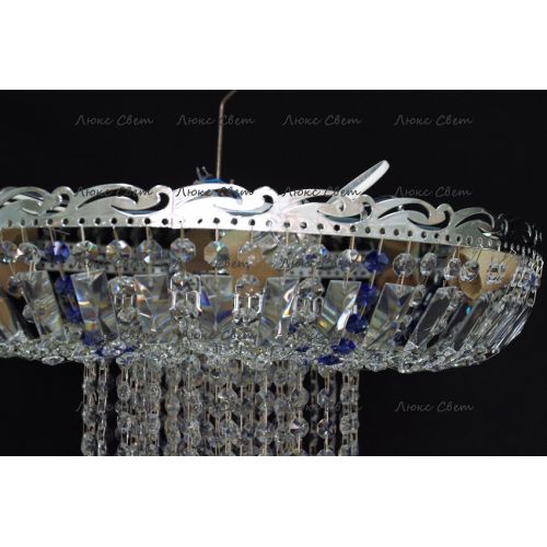 Люстра Анжелика 1 шар 40 синяя в Магнитогорске Гусь Хрустальный