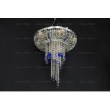 Люстра Анжелика 1 шар 40 синяя в Магнитогорске