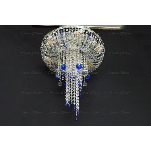 Люстра Анжелика 1 шар 40 синяя в Магнитогорске Гусь Хрустальный