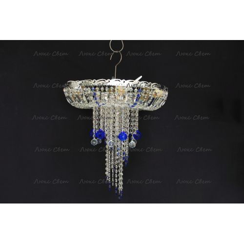 Люстра Анжелика 1 шар 40 синяя в Магнитогорске Гусь Хрустальный