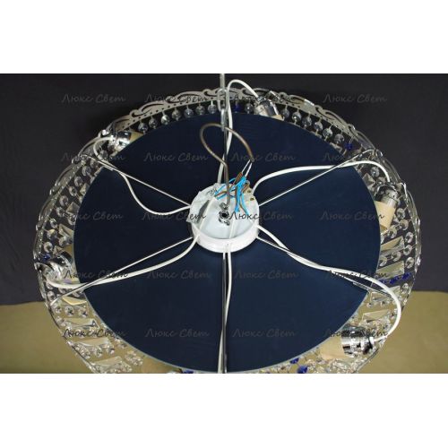 Люстра Анжелика 1 шар 40 синяя в Магнитогорске Гусь Хрустальный