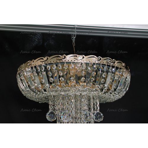 Люстра Анжелика №2 шар 40 в Магнитогорске Гусь Хрустальный