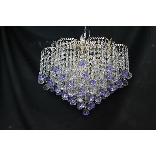 Люстра Ромашка Крона цветная в Магнитогорске Гусь Хрустальный