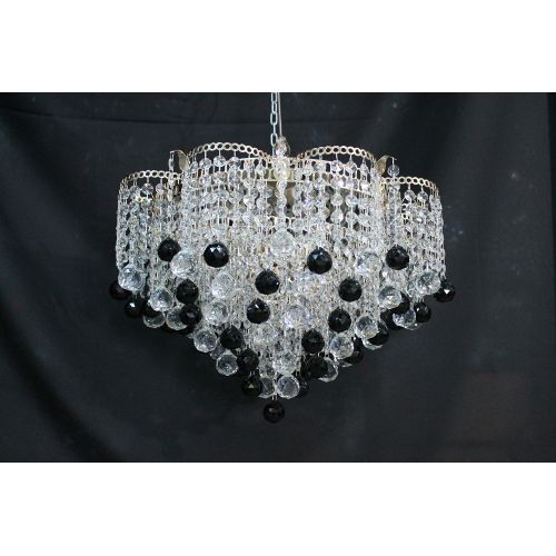 Люстра Ромашка Крона цветная в Магнитогорске Гусь Хрустальный