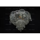 Люстра Лотос Анна, цвет фурнитуры: серебро, Люстры Гусь Хрустальный Люстра Лотос Анна, цвет фурнитуры: серебро, Люстры Гусь Хрустальный