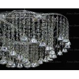 Люстра Космос конус, Диаметр 700 мм, 6 ламп, серебро, Люстры Гусь Хрустальный Люстра Космос конус, Диаметр 700 мм, 6 ламп, серебро, Люстры Гусь Хрустальный