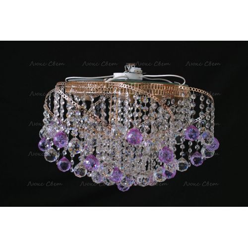 Люстра Космос шар 40 мм фиолетовая в Магнитогорске Гусь Хрустальный