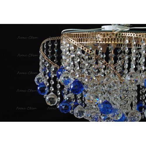 Люстра Космос шар 40 мм синяя в Магнитогорске Гусь Хрустальный