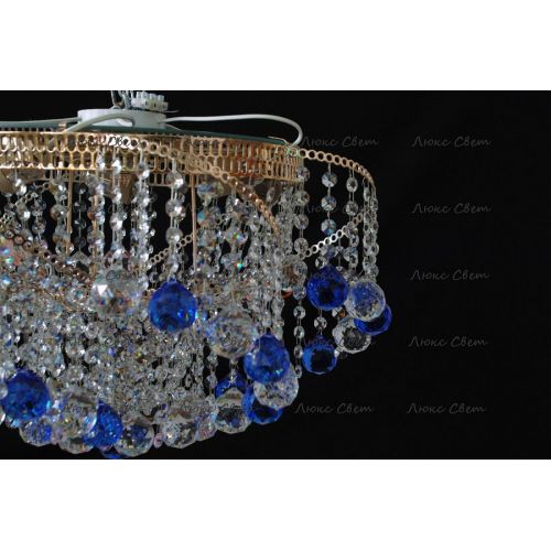 Люстра Космос шар 40 мм синяя в Магнитогорске Гусь Хрустальный