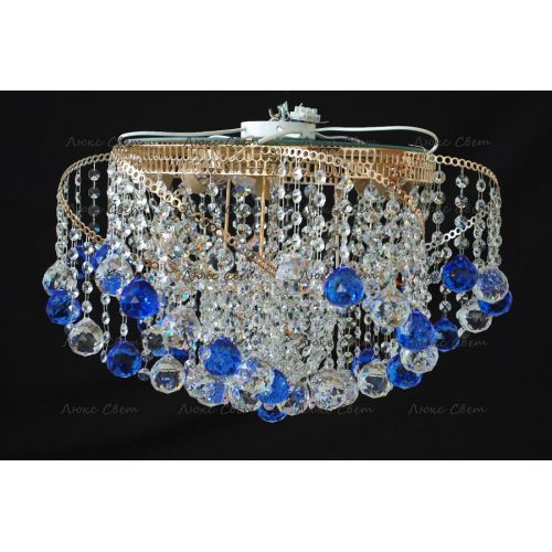 Люстра Космос шар 40 мм синяя в Магнитогорске Гусь Хрустальный