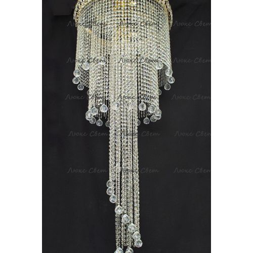 Люстра Водопад длинный в Магнитогорске Гусь Хрустальный