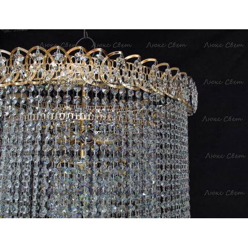 Люстра Водопад длинный в Магнитогорске Гусь Хрустальный