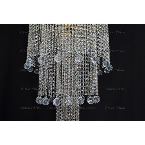 Люстра Водопад длинный в Магнитогорске Гусь Хрустальный