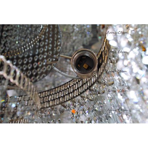 Люстра Водопад длинный в Магнитогорске Гусь Хрустальный