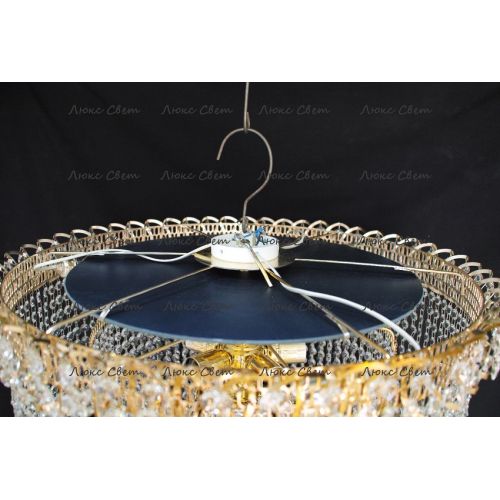 Люстра Водопад длинный в Магнитогорске Гусь Хрустальный