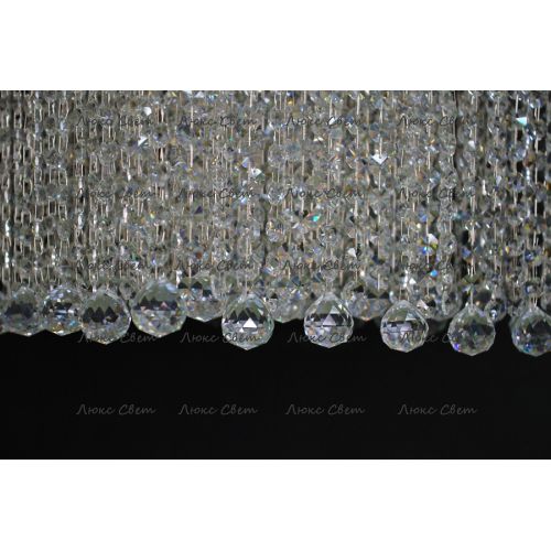 Люстра Квадрат гамма 53 см шар 30 мм  в Магнитогорске Гусь Хрустальный