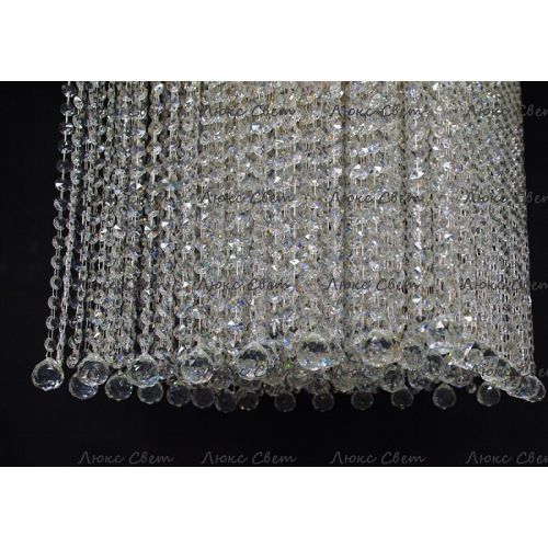 Люстра Квадрат гамма 53 см шар 30 мм  в Магнитогорске Гусь Хрустальный