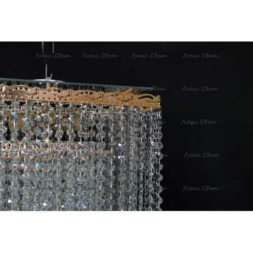 Люстра Квадрат гамма 53 см шар 30 мм  в Магнитогорске Гусь Хрустальный