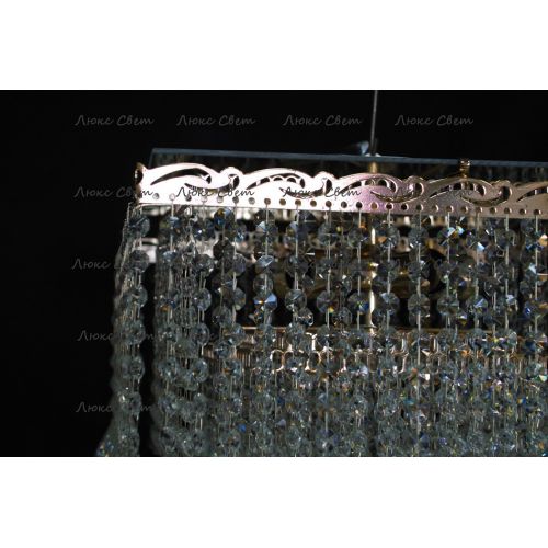 Люстра Квадрат гамма конус 40 мм длинная в Магнитогорске Гусь Хрустальный