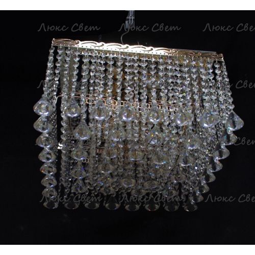 Люстра Квадрат гамма конус 40 мм длинная в Магнитогорске Гусь Хрустальный