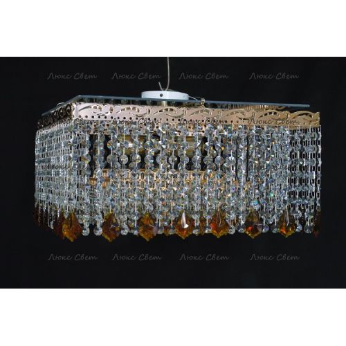 Люстра Квадрат Гамма дубик чайный  в Магнитогорске Гусь Хрустальный