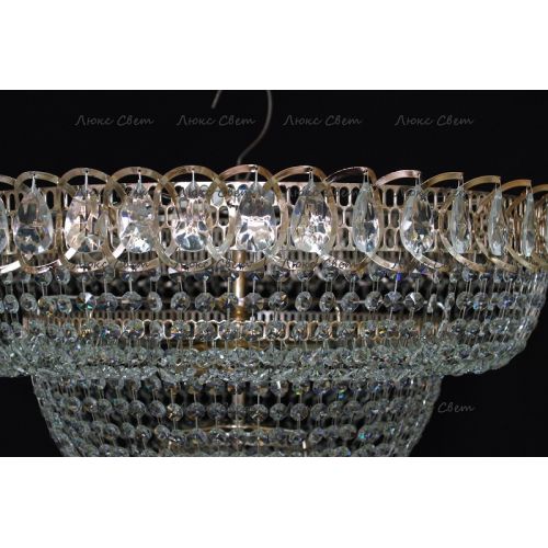 Люстра Водопад Обтикон в Магнитогорске Гусь Хрустальный