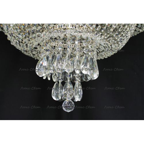 Люстра Водопад камень обтикон в Магнитогорске Гусь Хрустальный