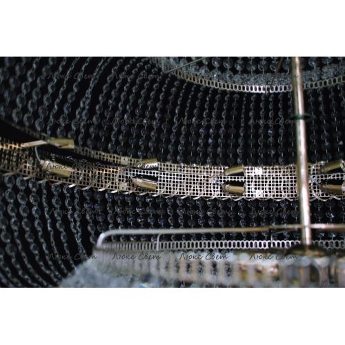 Люстра Водопад камень обтикон в Магнитогорске Гусь Хрустальный