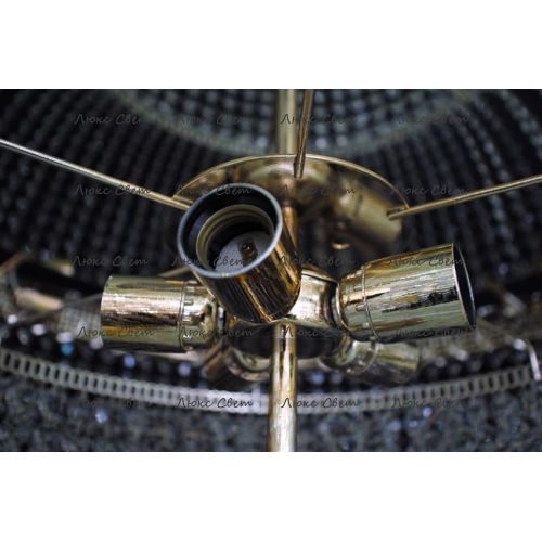 Люстра Водопад камень обтикон в Магнитогорске Гусь Хрустальный