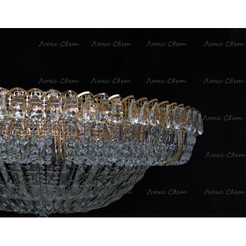 Люстра Кольцо купол 2 - 1000 мм пластина  в Магнитогорске Гусь Хрустальный