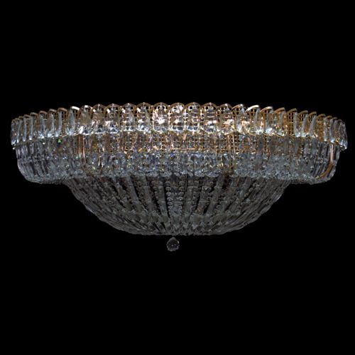 Люстра Кольцо купол 2 - 1000 мм пластина  в Магнитогорске Гусь Хрустальный